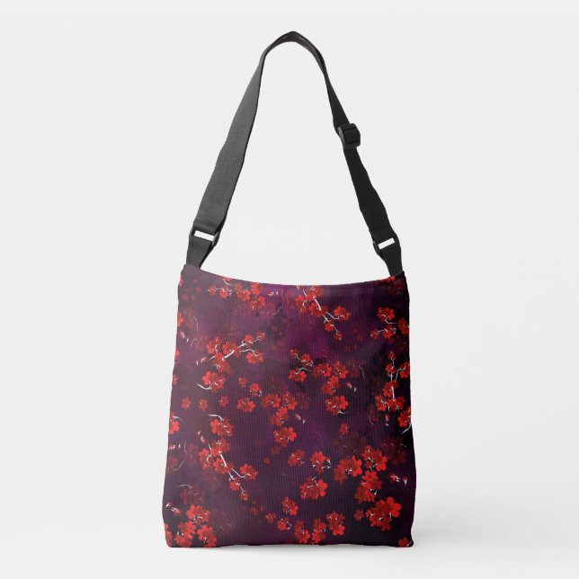 Sac Ajustable Fleur cerise 3 (Devant)