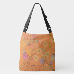 Sac Ajustable Fleur couleur feuille or Abstraite fille