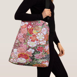 Sac Ajustable Fleur de cerisier japonais Sakura Rouge blanc