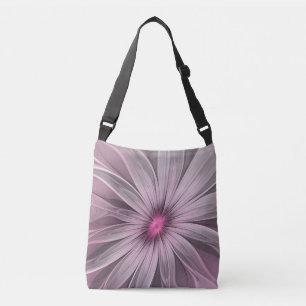 Sac Ajustable Fleur de fantaisie Art abstrait de prune floral fr