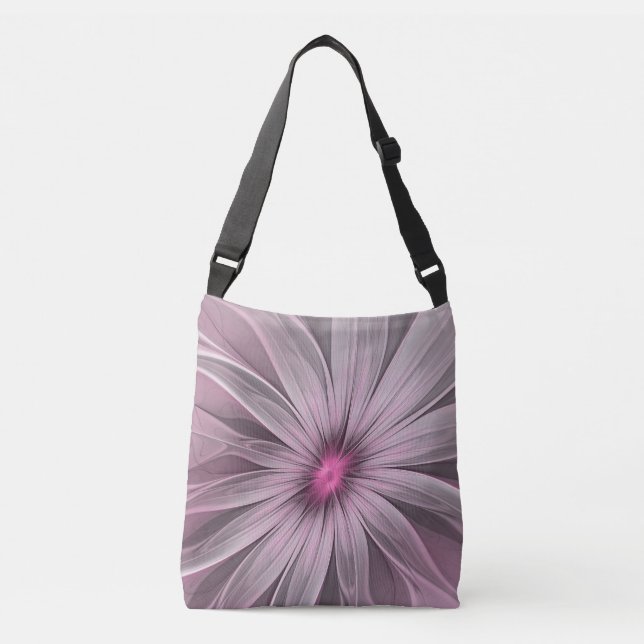 Sac Ajustable Fleur de fantaisie Art abstrait de prune floral fr (Devant)