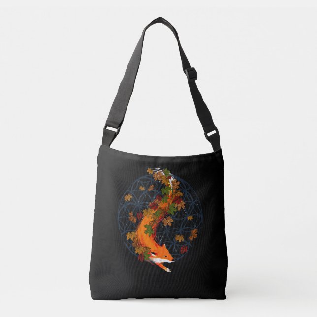 Sac Ajustable Fleur de Fox d'aquarelle d'animal d'esprit de la (Devant)