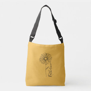 Sac Ajustable Fleur de naissance personnalisée avril marguerite