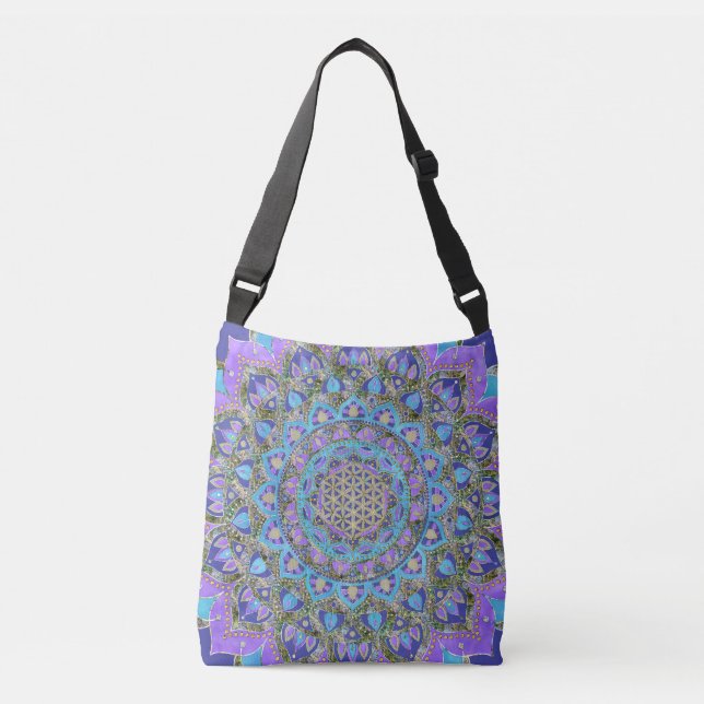 Sac Ajustable Fleur De Vie - Mandala India Style 2 (Devant)