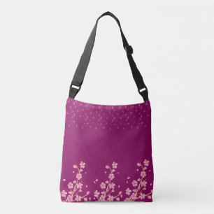 Sac Ajustable Fleur et pétales de Sakura rose