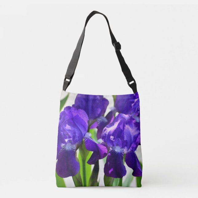 Sac Ajustable Fleur Iris Iris Violet (Dos)