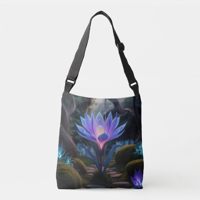 Sac Ajustable Fleur Pourpre Envoûtante (Devant)
