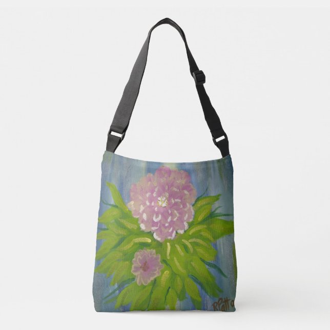 Sac Ajustable fleur rose (Devant)