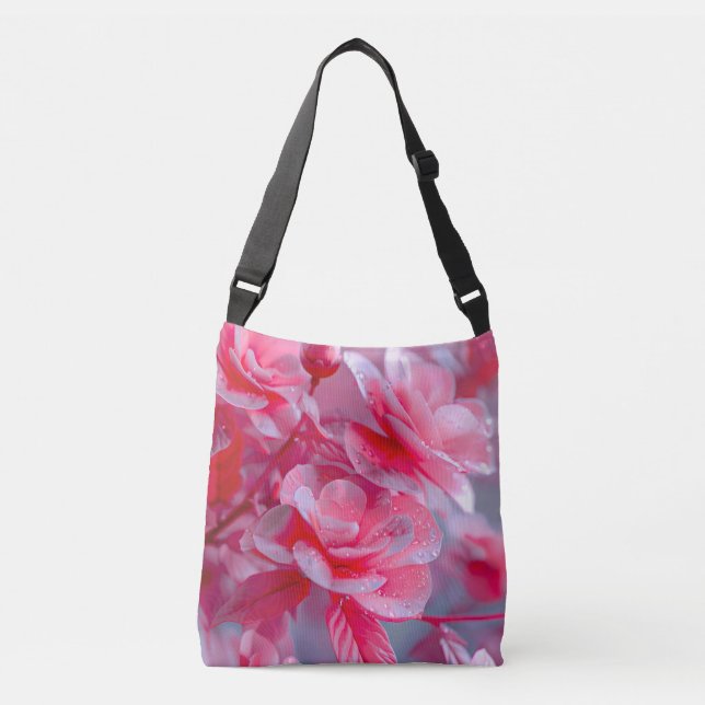 Sac Ajustable Fleur rose pâle Raindrop (Devant)