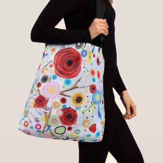 Sac Ajustable Fleur rouge blanc pâturage