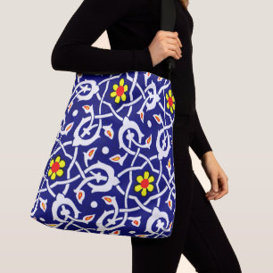 Sac Ajustable Fleurs abstraites et noeuds imprimés