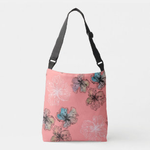 Sac Ajustable Fleurs alignées sans couture abstrait PA moderne