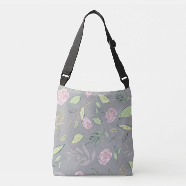 Sac Ajustable Fleurs aquarelles festives 2 (Devant)
