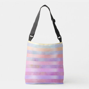 Sac Ajustable Fleurs arc-en-ciel Abstraites en aquarelle