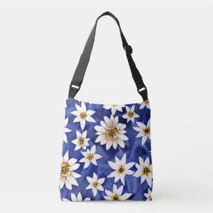 Sac Ajustable Fleurs blanches simples sur aquarelle Arrière - pl