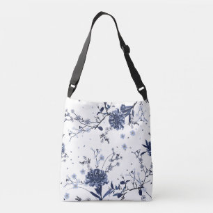 Sac Ajustable Fleurs bleues