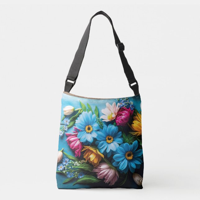 Sac Ajustable Fleurs Colorées (Devant)