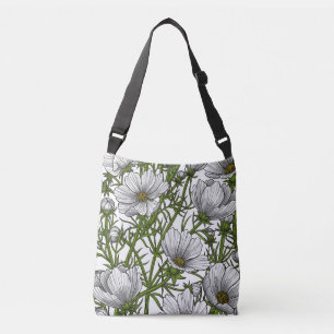 Sac Ajustable Fleurs cosmos blanches