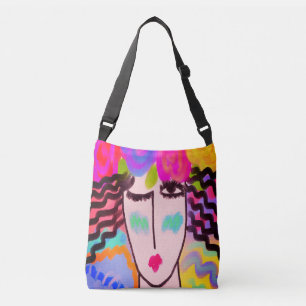 Sac Ajustable Fleurs dans ses cheveux Peinture Abstraite