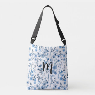 Sac Ajustable Fleurs de France bleues personnalisées
