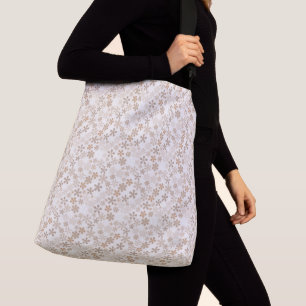 Sac Ajustable Fleurs de marguerite beige esthétique florale Dits