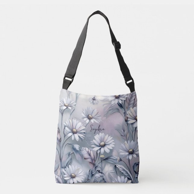 Sac Ajustable Fleurs de marguerite pastel Printemps Été Personna (Devant)