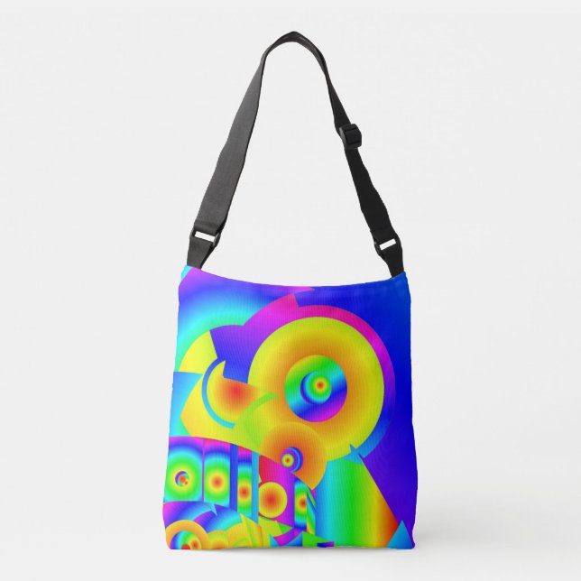 Sac Ajustable Fleurs de soleil Abstraites (Devant)