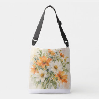 Sac Ajustable Fleurs d'été à l'aquarelle