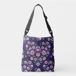 Sac Ajustable Fleurs folles, en forme de coeur