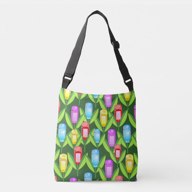 Sac Ajustable Fleurs GPS (Devant)
