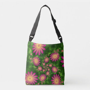 Sac Ajustable Fleurs Imaginaires roses Art Fractal Abstrait mode