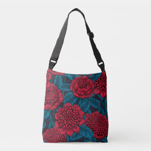 Sac Ajustable Fleurs rouges de waratah