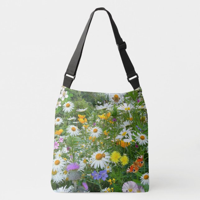 Sac Ajustable Fleurs sauvages et papillons (Devant)