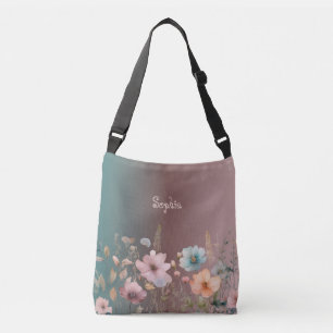 Sac Ajustable Fleurs sauvages pastel Printemps Personnaliser Dég