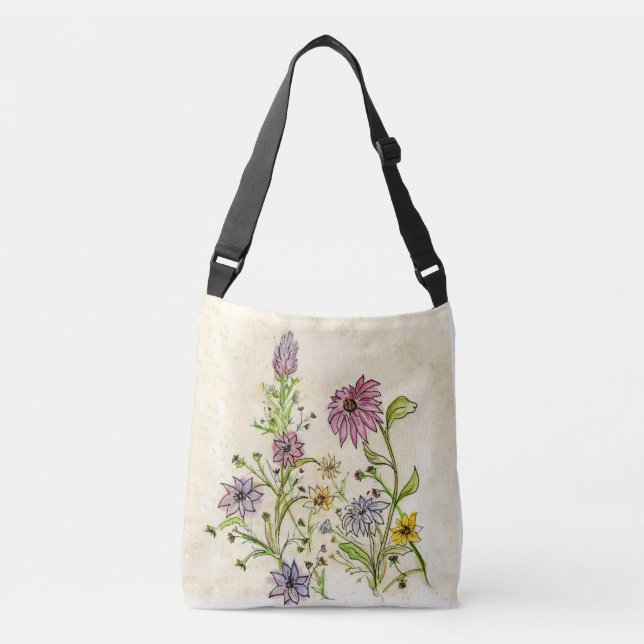 Sac Ajustable Fleurs sauvages sauvages (Devant)