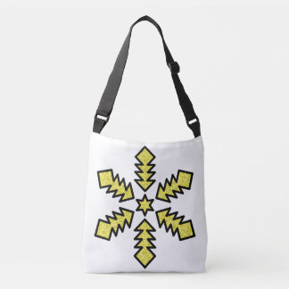 Sac Ajustable Flocon de Neige Pailleté - Étoile Jaune