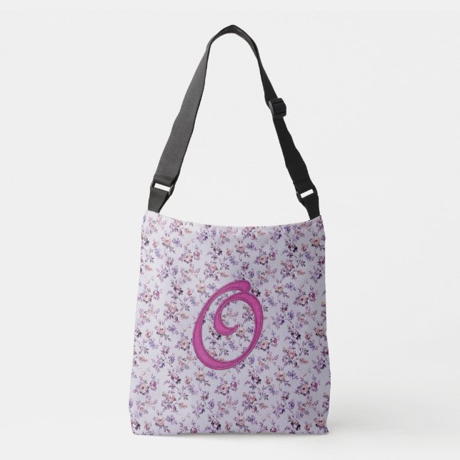Sac Ajustable Floral Luxe Monogramme O (Devant)