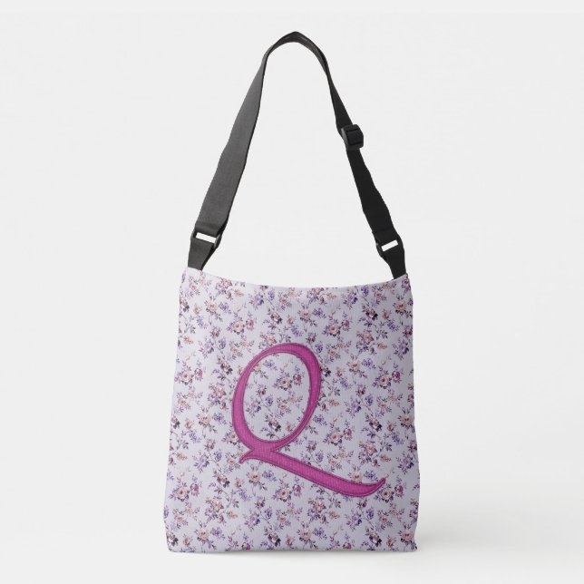 Sac Ajustable Floral Luxury Monogramme Q (Devant)