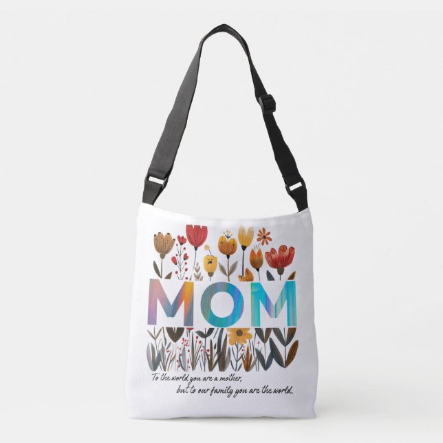 Sac Ajustable Floral MOM Bag (Devant)