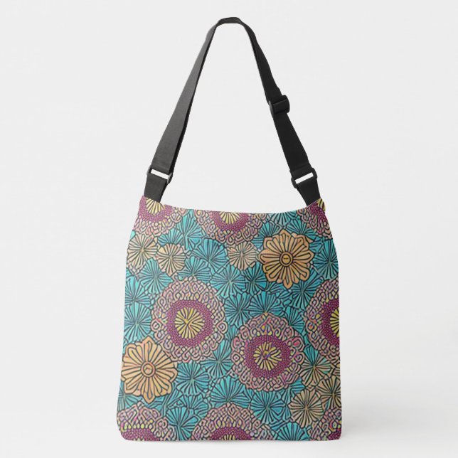 Sac Ajustable Floral rose (Devant)
