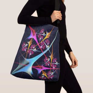 Sac Ajustable Floral rose moderne Art Abstrait Couleur Motif #01