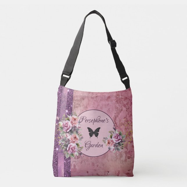 Sac Ajustable Floral rose motif mélangé (Devant)