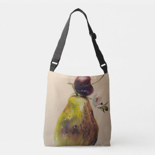 Sac Ajustable Flower Pear et Bee Fourre-tout