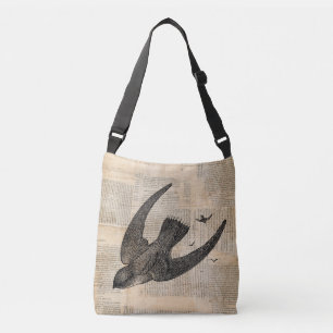 Sac Ajustable Flying Bird Art Vintage Bird
