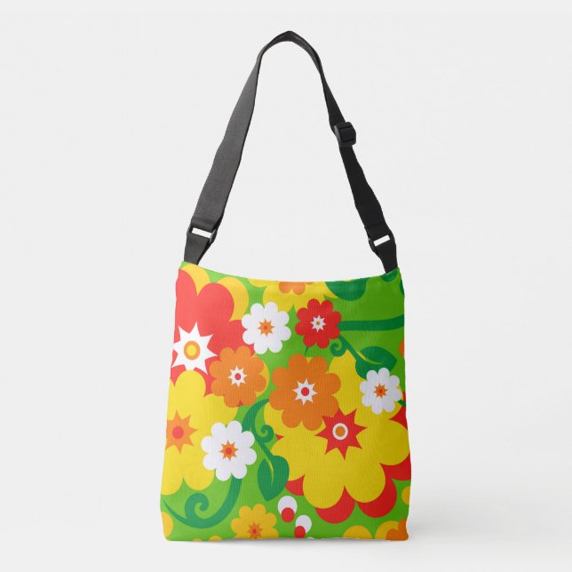 Sac Ajustable Fond d'écran Funky Flower + vos idées (Devant)