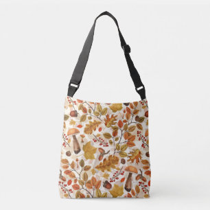 Sac Ajustable Forêt automnale sur blanc