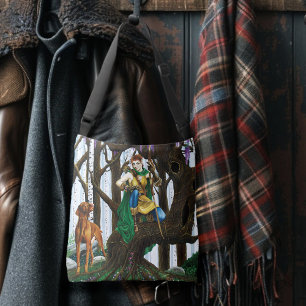 Sac Ajustable Forêt d'elfes de Chien Vizsla