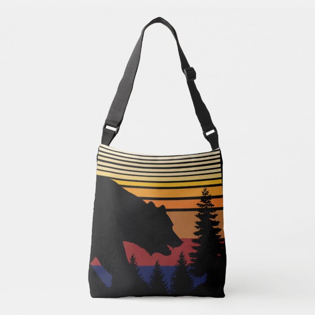 Sac Ajustable Forêt d'Ours Vintage (Devant)