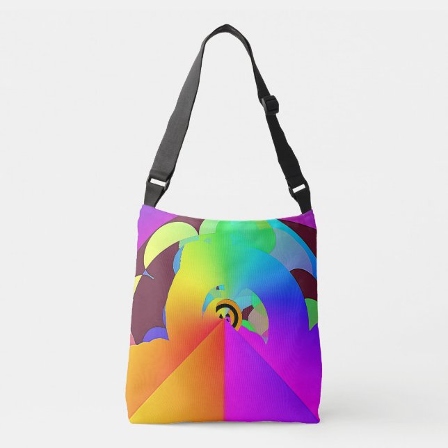 Sac Ajustable Formes géométriques arc-en-ciel + Directions (Devant)