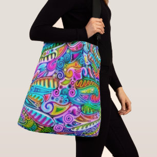 Sac Ajustable Formes très colorées et abstraites art 9